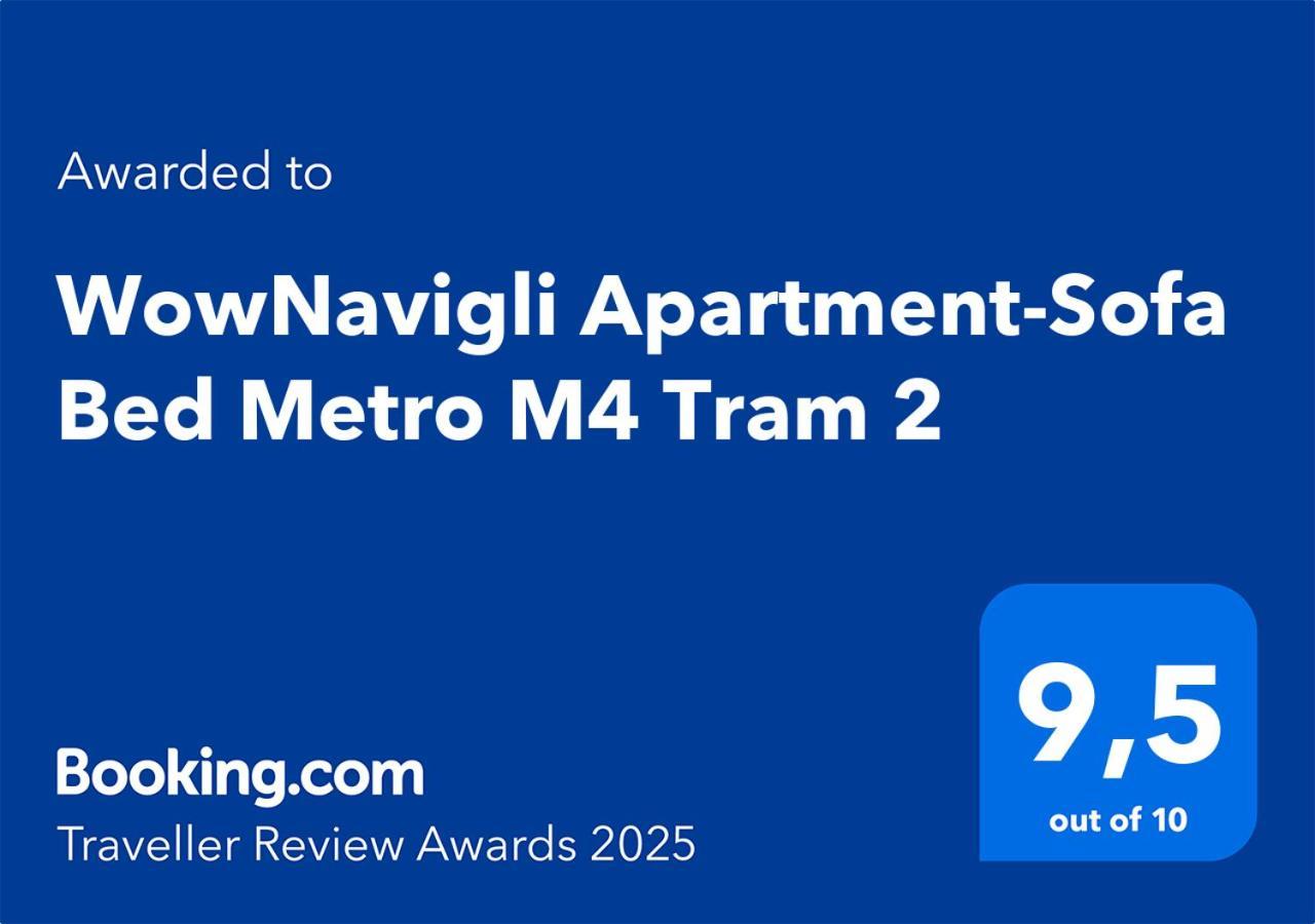 Wownavigli Apartment-Sofa Bed Metro M4 Tram 2 Milán Exteriér fotografie